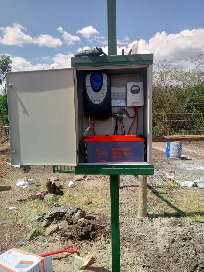 solar electric fence in Kenya