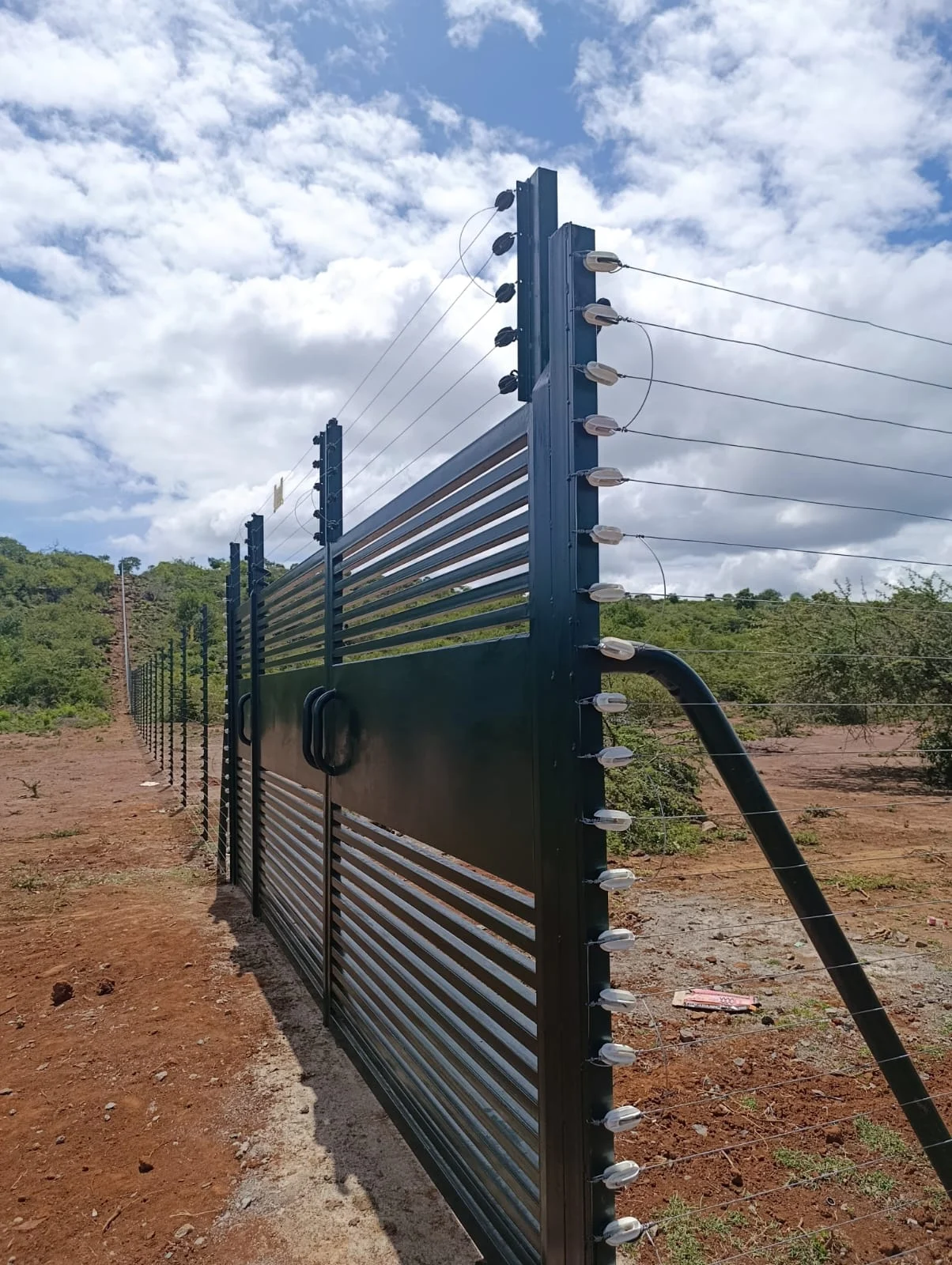 Solar Powered Electric Fencing in Kenya
