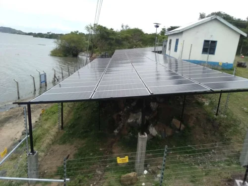 solar powered electric fences to secure critical infrastructures